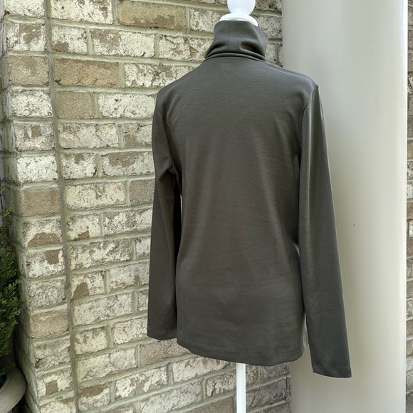 New Lands' End Women's Supima Cotton Turtleneck - Picture 4 of 14